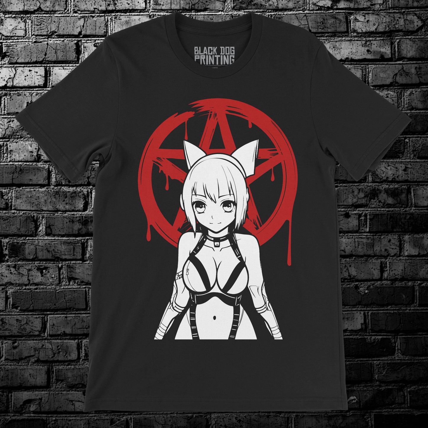Devil Cat Girl Tee