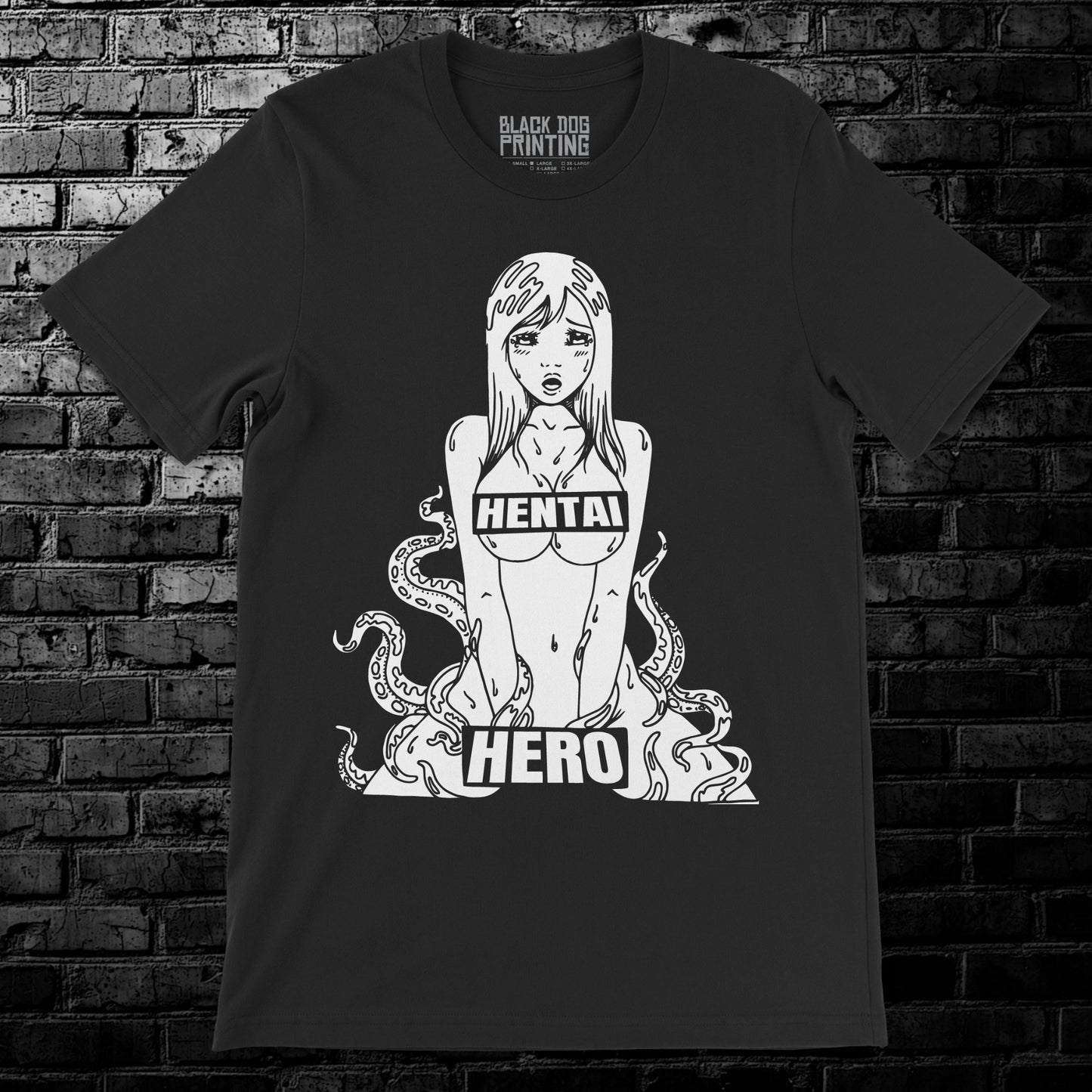 Hentai Hero Signle Color Tee