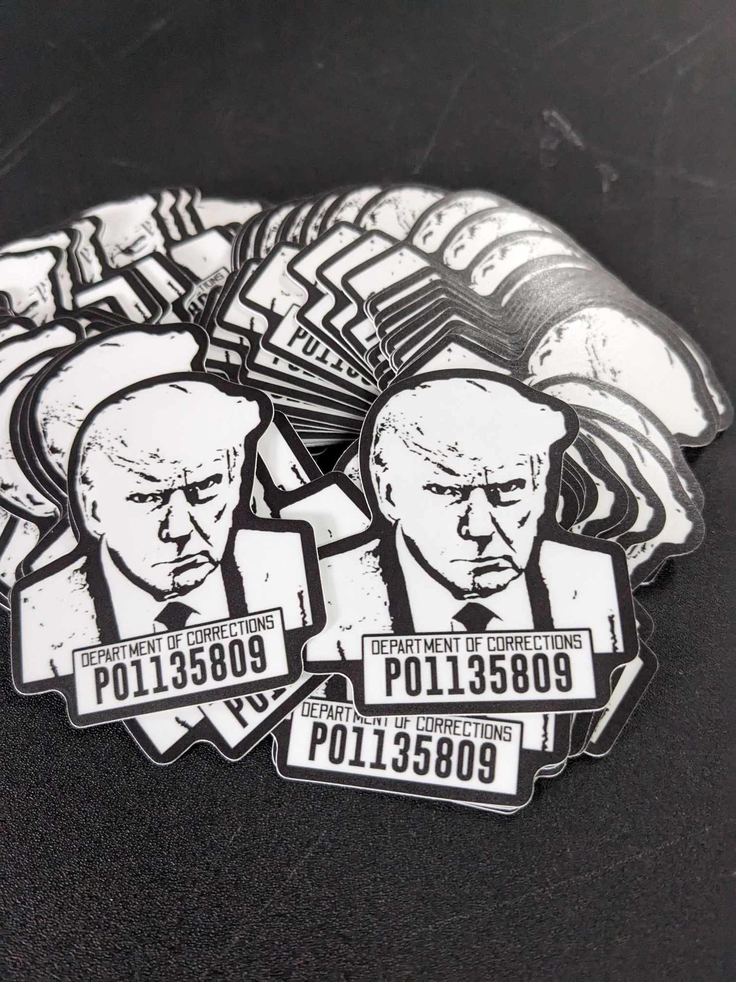 Trump Mugshot 2.5" Sticker
