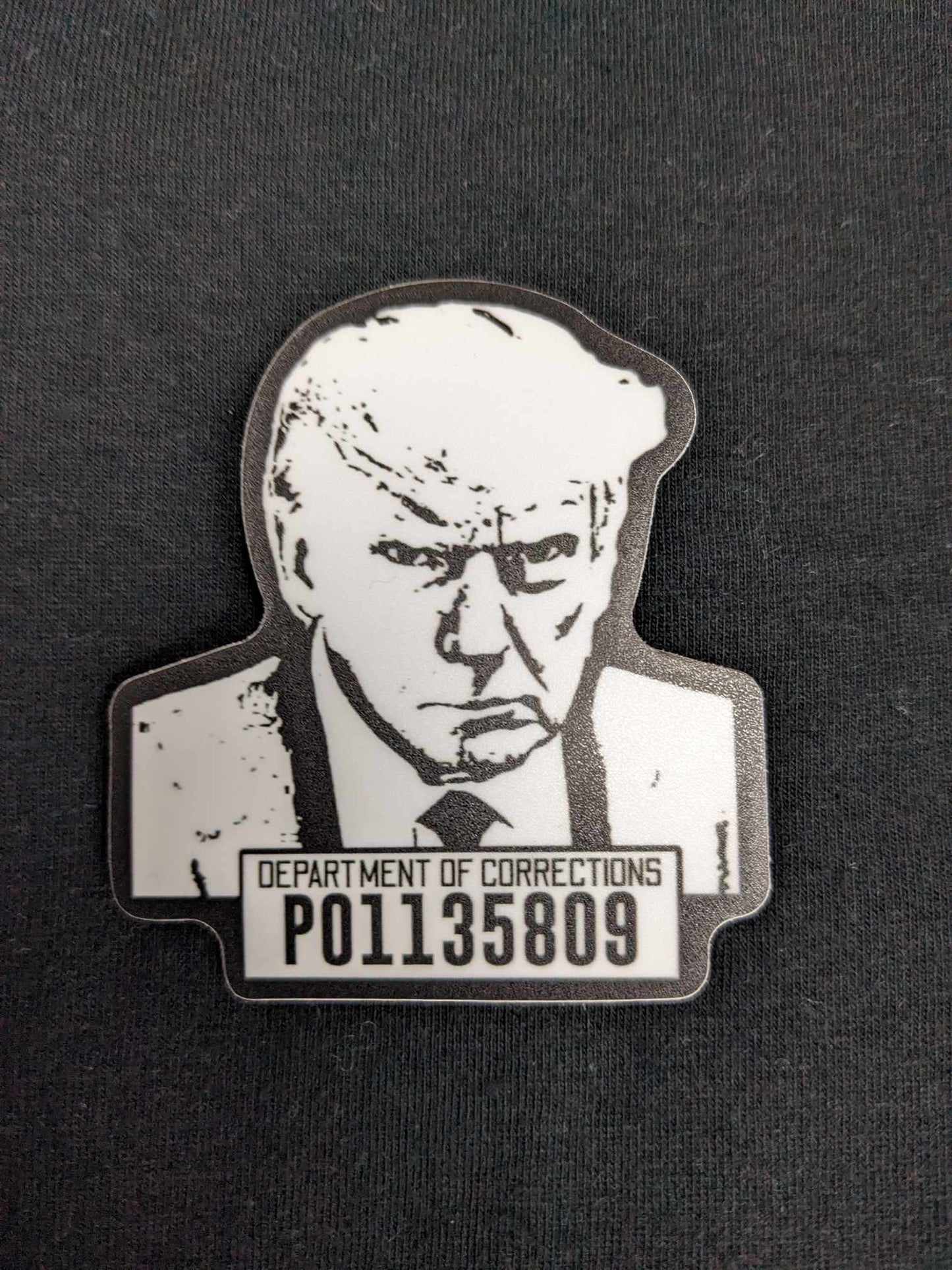 Trump Mugshot 2.5" Sticker