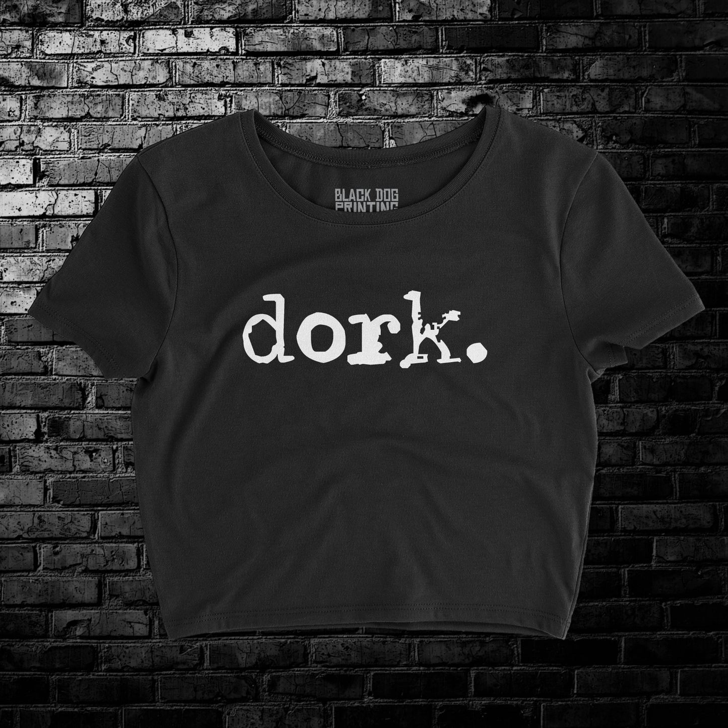 dork. Crop Top Tee