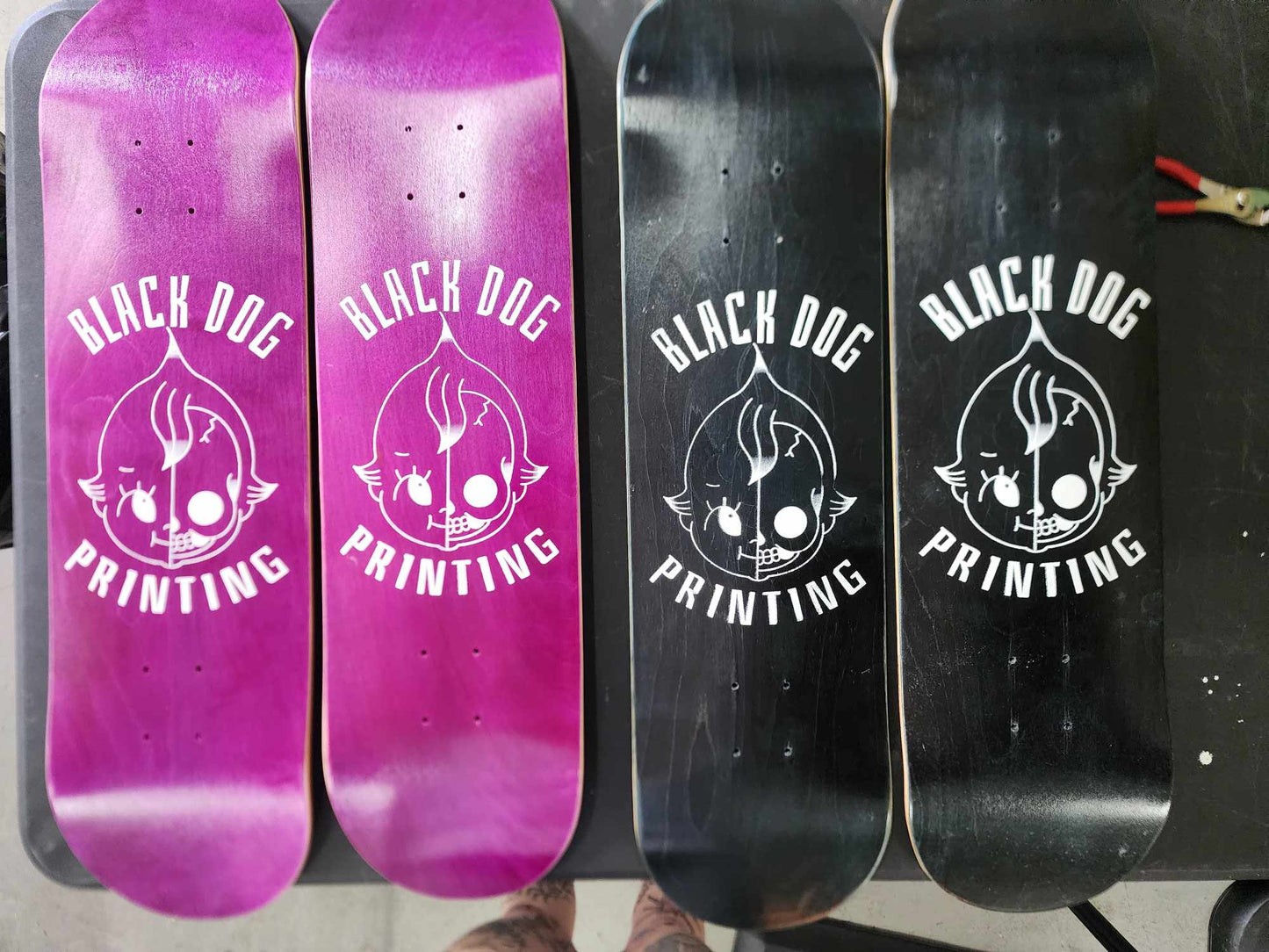 Kewpie Skull Skate Decks