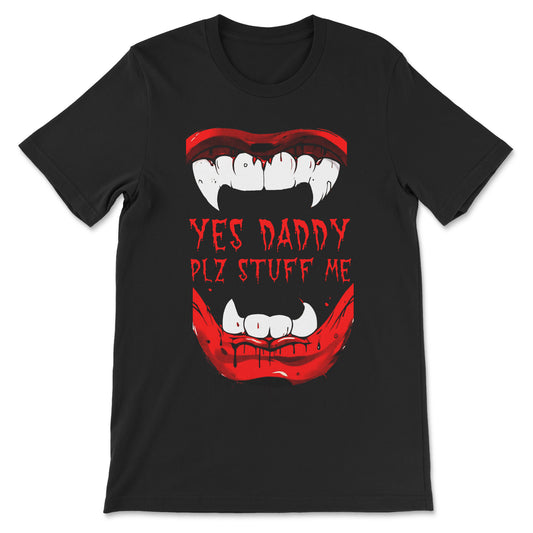 Vampira and Blood PLZ Daddy Full Color Tee